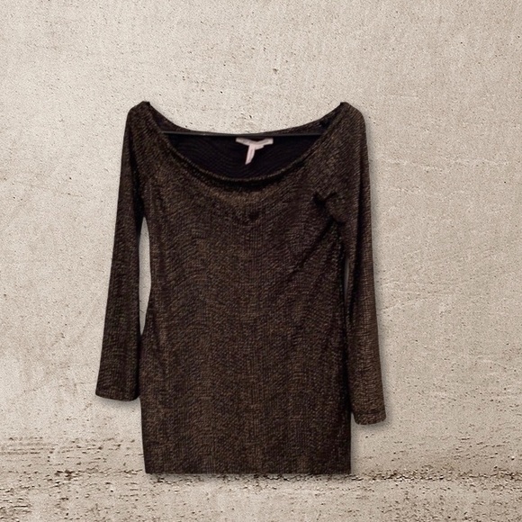 BCBGeneration Black & Gold Dress - Picture 4 of 7